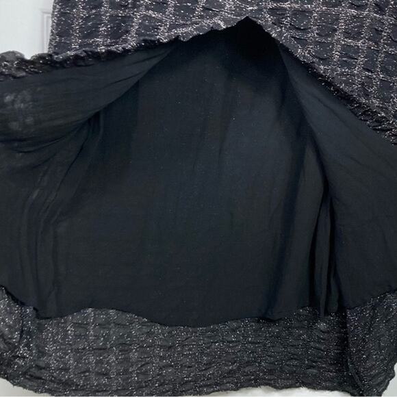 Vintage VERSUS GIANNI VERSACE Dress 28/42~M Black Gold-Metallic 90s Gown Runway - Picture 9 of 11